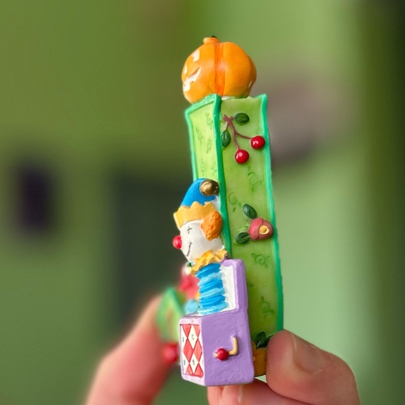 VTG 3D Rustic Alphabet Letter "J" Accent By Mary Engelbreit Cute Accent Figurine - Picture 3 of 11